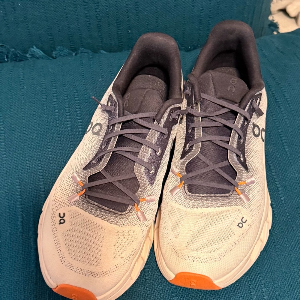 On Running Men's Shoes - Gray and Orange